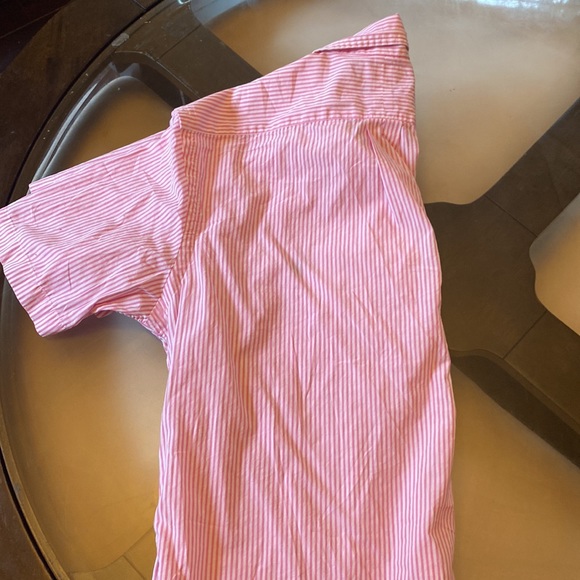 Ralph Lauren pink striped collared shirt - Picture 3 of 3